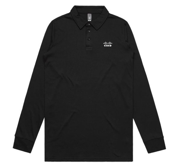 Chad L/S Polo - Black 3XL